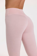 Soft Active Leggings in Blush Marl