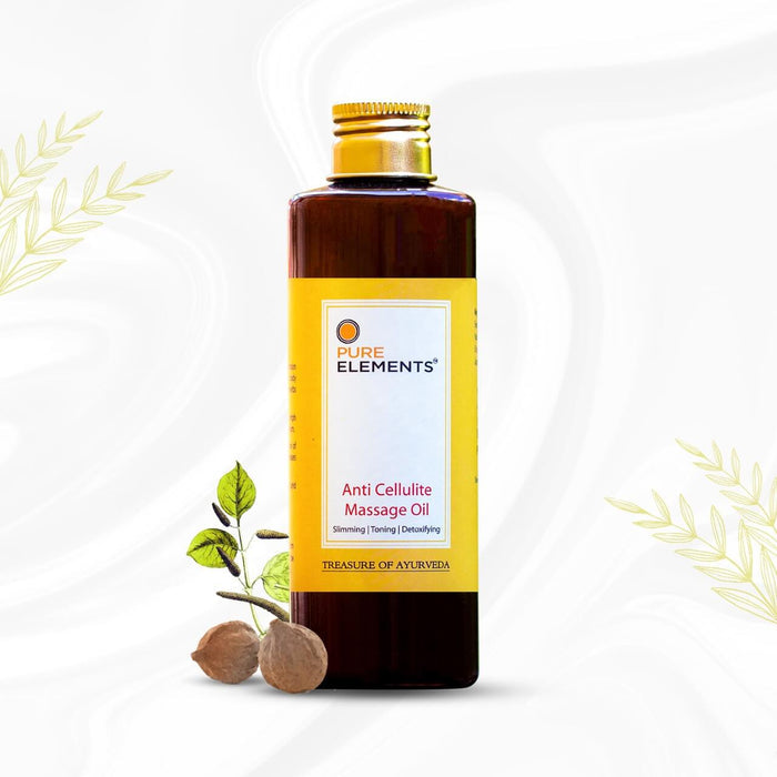 Pure Elements Anti-Cellulite Oil 180ml by NIIRA, natural body toning oil