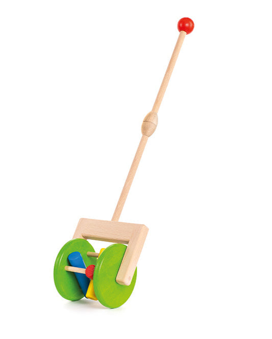 Bajo Wooden Rattle Push Along
