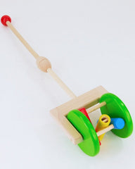 Bajo Wooden Rattle Push Along