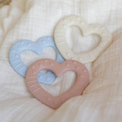 BIBS Baby Bitie Teether Heart - Ivory