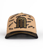 Bigg Boss Mexico WC Cities Snapback Hat – Tan & Black