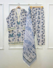 Floral Petals | Lawn 3PC D-686