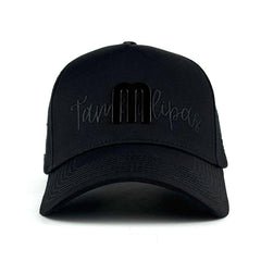 Black “Tamaulipas” M Hat by Forty Five featuring raised M logo and embroidered Tamaulipas text.