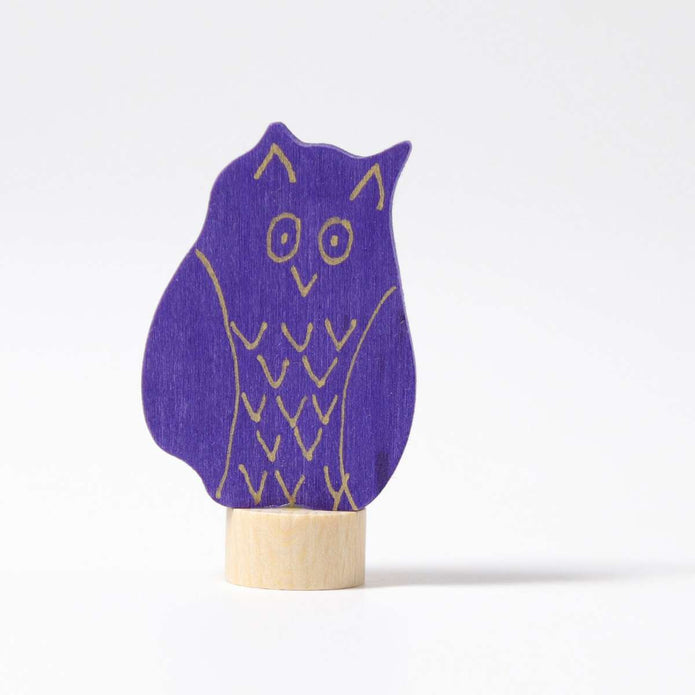 Grimm's Eagle Owl Wooden Decoration