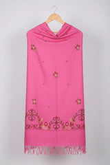 Gulmarg Pink Hand Woven Shawl | Utra Soft Shawl