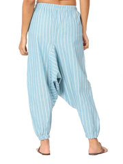 Gypsy Pants ( Stripes ) - Women | Fits Waist 28 to 36 Inches with Elasticated Waist