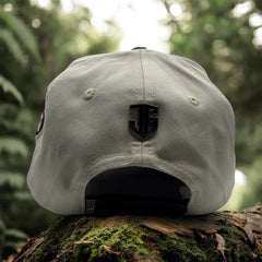 Rear view of JG Hats Ballers Series Mexico snapback with adjustable snapback closure, premium sweatband, and branded interior taping.