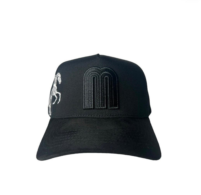 JG “M” Stallion Snapback – Black