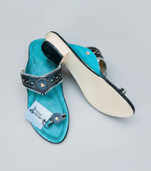 Karagiri Pankh | Women | Leather Kolhapuri Chappal