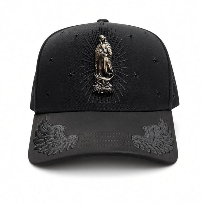 Kevin Hats x Bigg Boss La Guadalupana Cap – Black