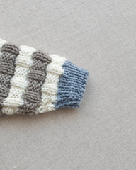 Knitted by Nana Steven Jumper Blue Stripe