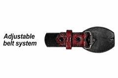 Los Altos Caiman Belly Belt - Black