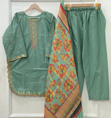 Mehrab | Embroidered 3PC D-689