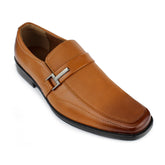 Men's Slip-on Dress Loafers w/ Side Band - Honey