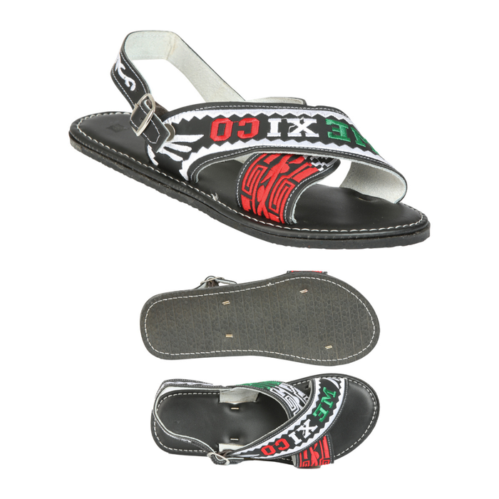 Mexican Artisanal Sandals- Black