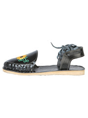 Mexican Artisanal Sandals Leather Black