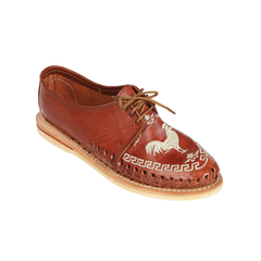 Mexican Artisanal Shoes Leather Honey/Brown