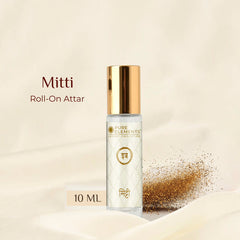 Mitti Attar 10ml by Pure Elements NIIRA, earthy handcrafted attar with rain-on-earth notes