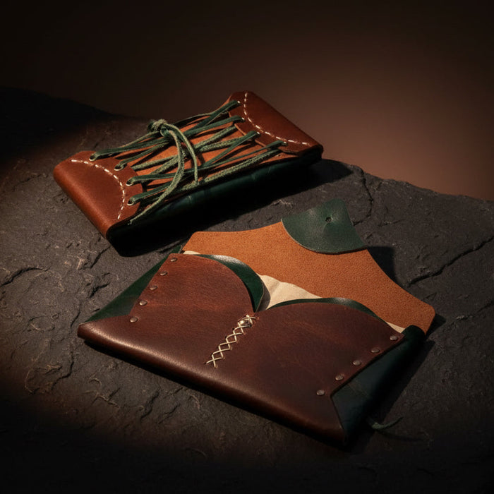 Naughty Wallet by RAW / NIIRA, handcrafted artisan leather wallet