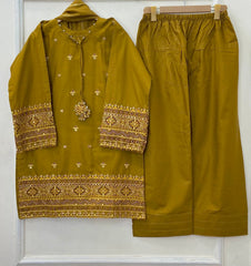 Noor-e-Eid Chicken Kari 3PC (Cotton) : D-471