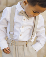 Noralee Suspender Pant - Fog