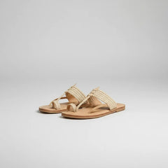 String Light | Leather Kolhapuri Chappal