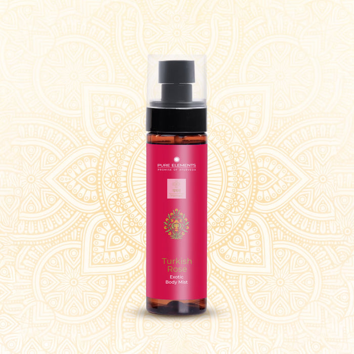 Turkish Rose Body Mist 100ml by Pure Elements NIIRA, rose-scented body mist