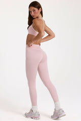 Soft Active Leggings in Blush Marl