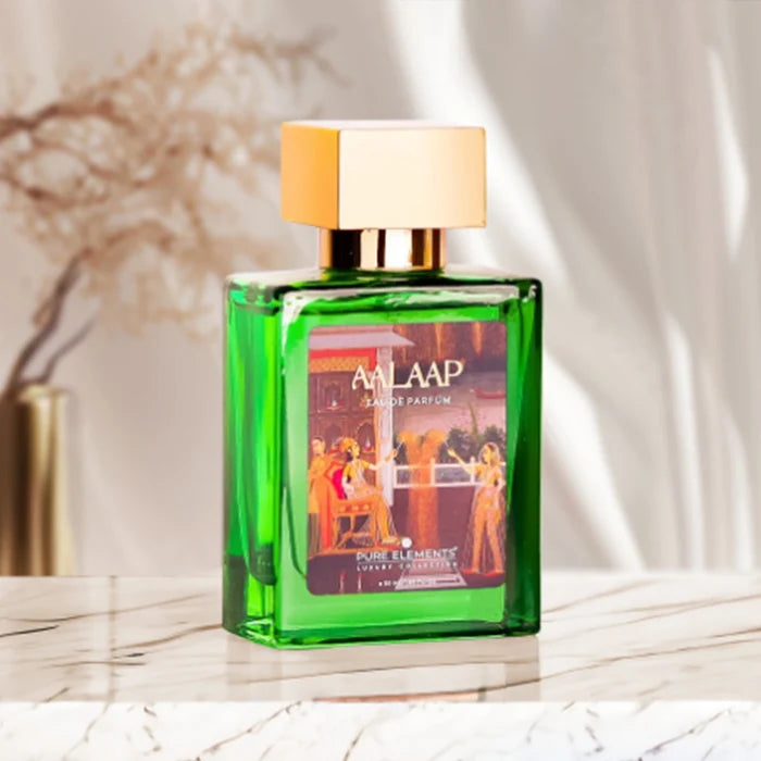 Aalaap Signature Unisex Perfume 50ml by Pure Elements NIIRA, handcrafted long-lasting fragrance