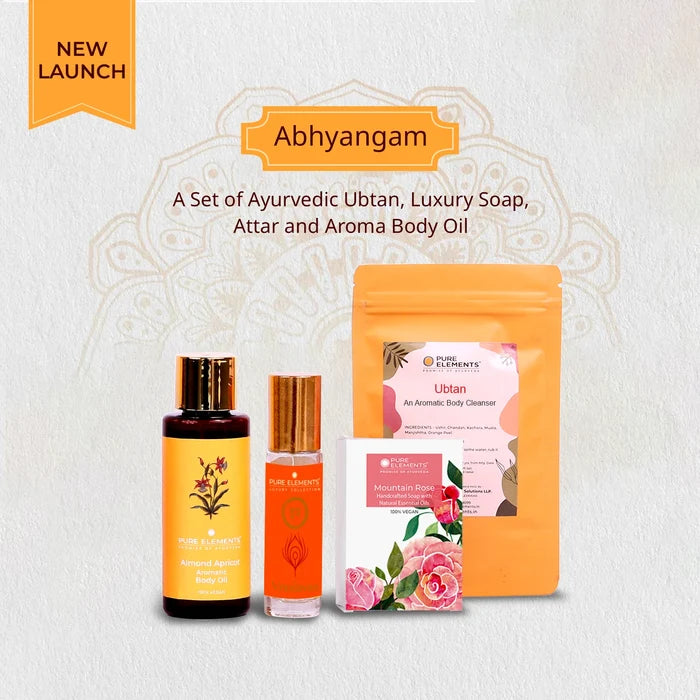 Abhyangam Wellness Set by Pure Elements NIIRA, Ayurvedic self-care collection