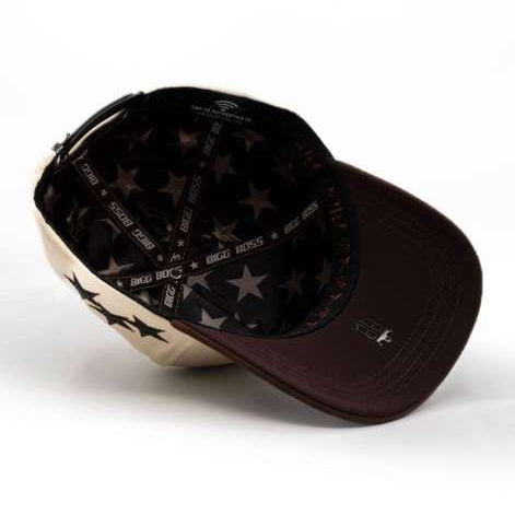 AMR Crystal Bigg Boss Cap - Beige/Café