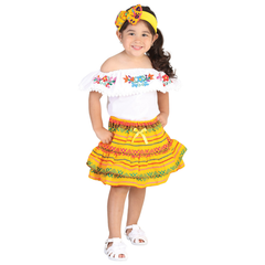 Artisanal Embroidered Set - Yellow