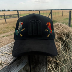 Black "M" Double Gallo Snapback Hat
