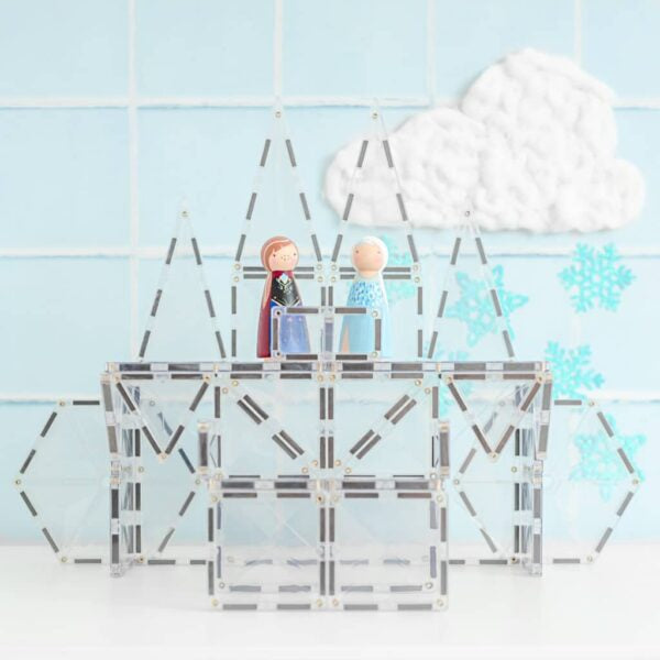 Connetix Tiles - Clear Starter Pack 34 Piece