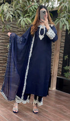 Dreamy Blue | 3PC Cotton D-448