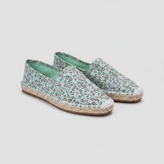 Niira Floral Canvas Espadrilles for Women - Handcrafted Flat Footwear with Floral Design | NIIRA