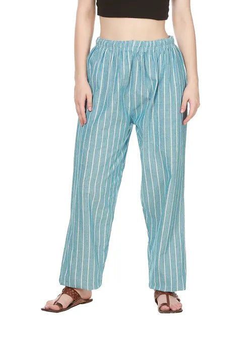 Heaven Stripes Pyjamas for women by NIIRA, cozy cotton striped loungewear