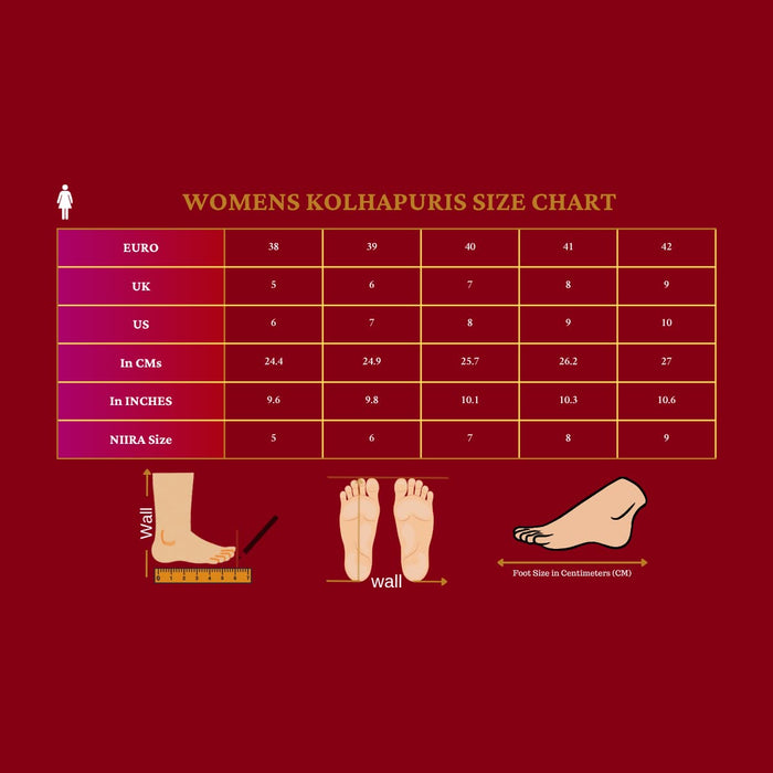 Karagiri  Vaan | Women | Leather Kolhapuri Chappal