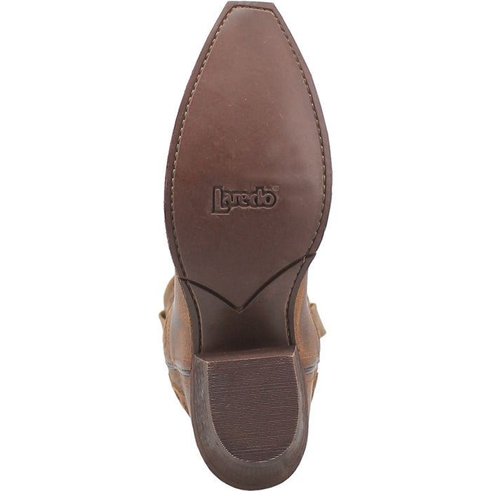 Laredo Women's Reva Snip Toe Western Boot - Honey