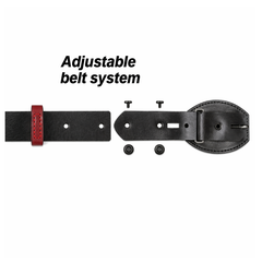 Los Altos Caiman Belly Laser Belt with Square Buckle - Faded Oryx