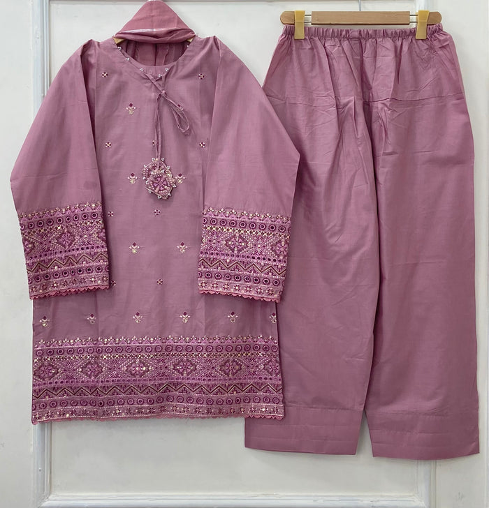 Noor-e-Eid Chicken Kari 3PC (Cotton) : D-471