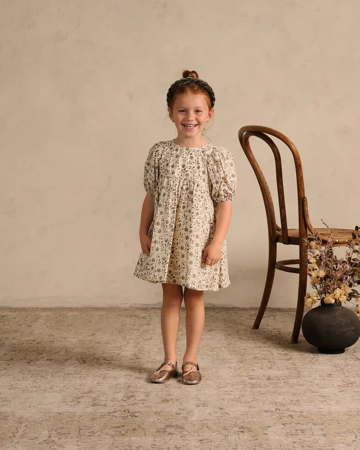 Noralee Luna Dress - Olive Bloom