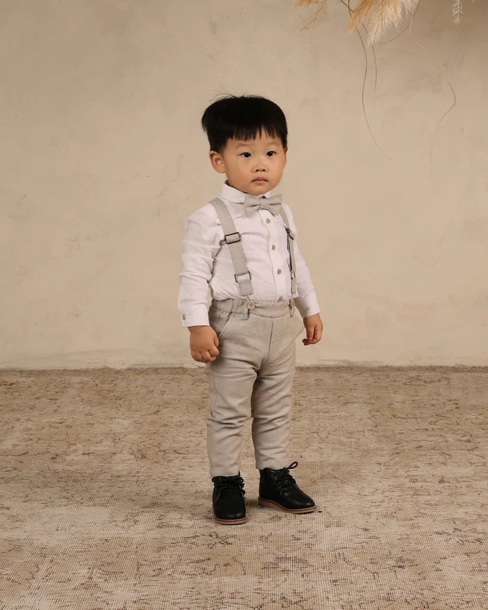 Noralee Suspender Pant - Fog