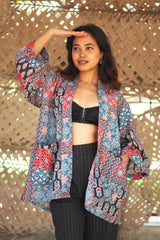 Raahi Shrug - Patch Work, Kantha stitching - Unisex