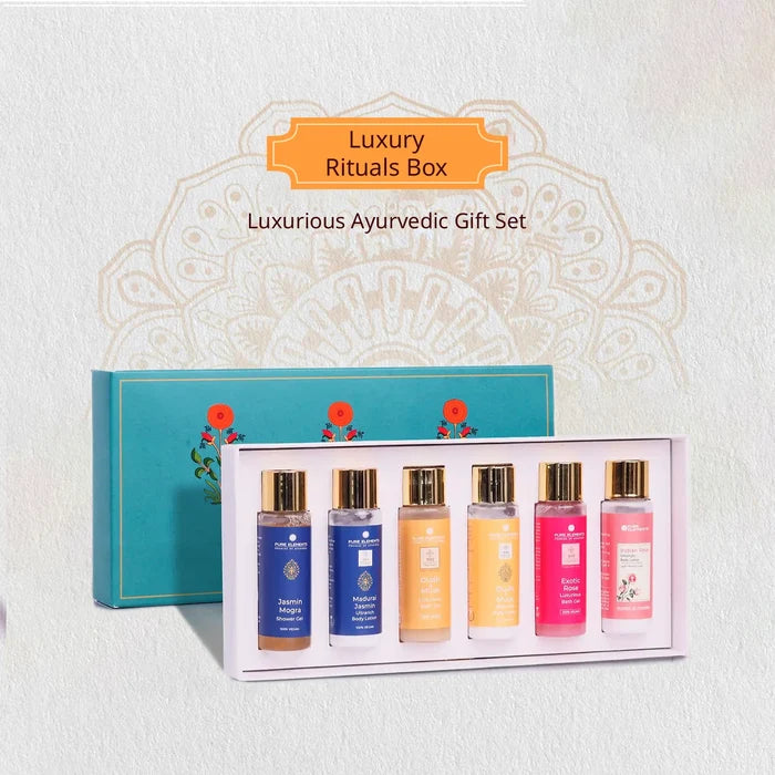 Self Care Luxury Rituals Box by Pure Elements NIIRA, curated Ayurvedic wellness gift