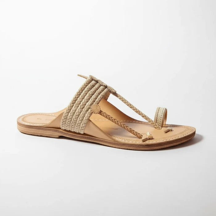 String Light | Leather Kolhapuri Chappal