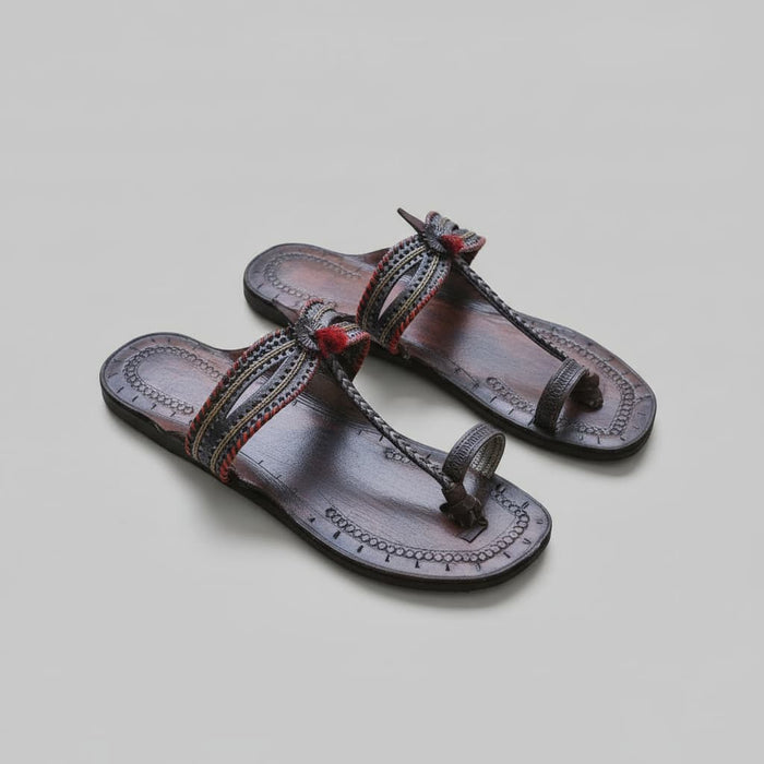 The Dark Gaze + Coconut Cream Chappal | Women Footwear Essentials Combo