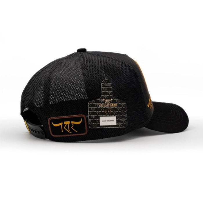 The King Ranch "Crocodile" Cap - Brown & Gold