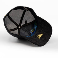 The King Ranch "Crocodile" Cap - Brown & Gold